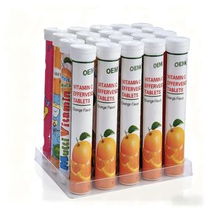 GMP sertifikalı C vitamini % efervesan tabletler yetişkinler için bağışıklığı iyileştirir-yenidoğanlar için değil - Product Image 1
