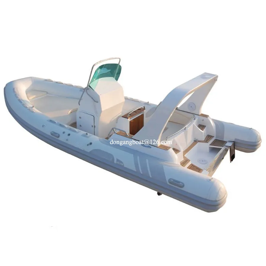 22.3ft 6.8m cina di grandi dimensioni in pvc pesca sportiva barca costola oem gommone in vendita gonfiabile in pvc pontone gommon costola barca vend