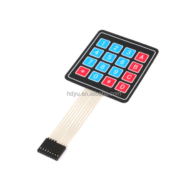 4*4 16 Keys Membrane Switch Keypad 4x4 Matrix Electronic Keyboard