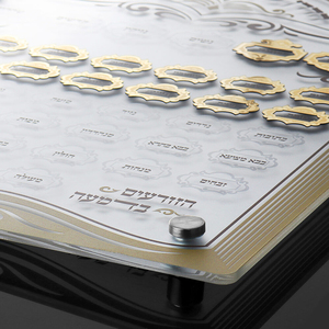 Judaísmo colgante de pared regalo Lucite Siyum Masechet placa acrílico Torah estudio Tracker para Yeshiva graduación y Bar Mitzvah - Product Image 3