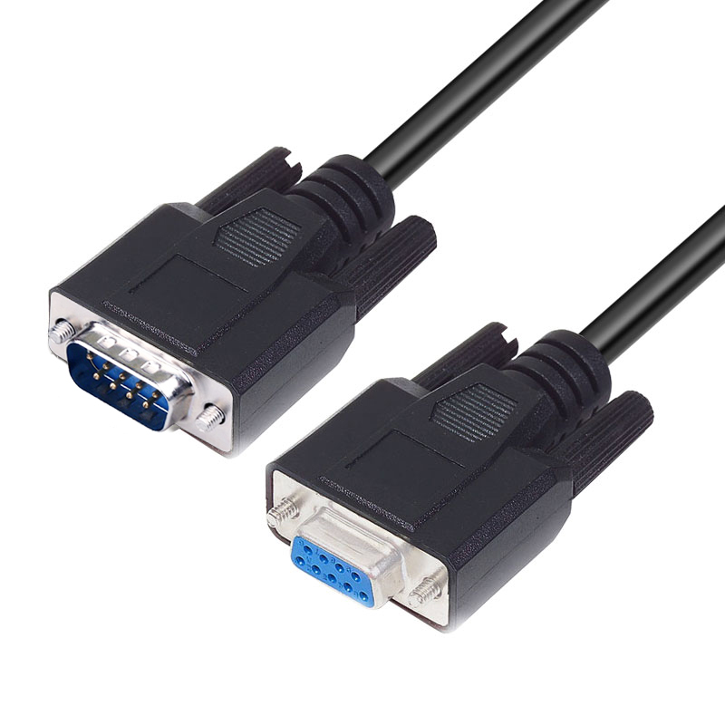 Db9 cable male to female 9 pin dsub serial db9 male to db9 female cable rs232 cable