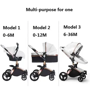 <span class=keywords><strong>Poussette</strong></span> bébé 3 en 1 2025, cadre en alliage d'aluminium à 360 degrés, pliable, facile à plier, <span class=keywords><strong>poussette</strong></span> portable pour bébé - Product Image 3