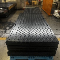 Tapis en plastique HDPE résistant à l'usure pour routes temporaires, protection des sols boueux et gazonnés, tapis de protection pour routes temporaires, tapis de chantier