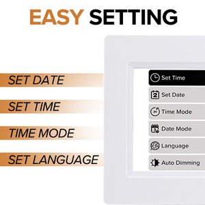7-inch Thông Minh Kỹ thuật số Đồng hồ LCD hiển thị ngày ngày tuần 8 báo động thuốc nhắc nhở người già mất trí nhớ Alzheimer của lịch chức năng - Product Image 4