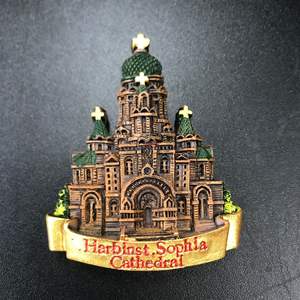 Imán de Resina Personalizado con Forma de Monumento, Recuerdo 3D de Iglesia o Castillo para Europa y EE. UU., Regalo Turístico, ODM, OEM - Product Image 4