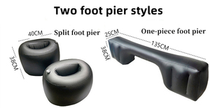 Cama inflable para coche, colchón inflable para exteriores, almohada de viaje de PVC con flocado, suministros para acampada, esterilla para dormir - Product Image 5