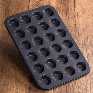 Plateau de cuisson antiadhésif de haute qualité pour la cuisine domestique, 24 moules à muffins, mini moule à muffins - Product Image 3