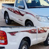 KULITE 2010 Hilux Autocollants de carrosserie Pickup Truck Graphics Side Decal Stripes Autocollants de voiture