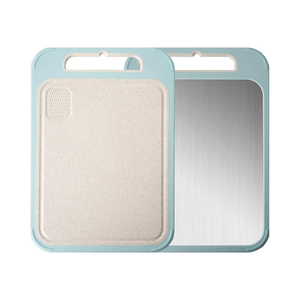 2024 New Kitchen Antibacterial Premium Eco-Friendly Fashionable Silver 304 Stainless Steel Chopping Cutting <b>Board</b> - Product Image 1