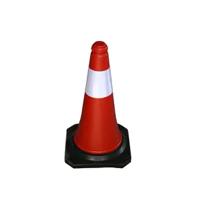 500mm Orange PE plastic traffic cone