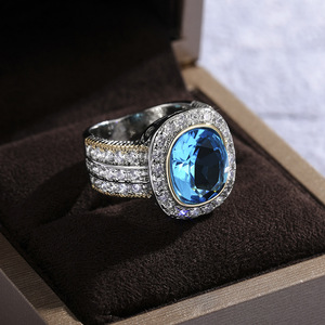 Anello geometrico bicolore da donna, design semplice, anello da indossare tutti i giorni - Product Image 6