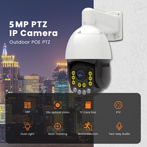 Caméra Dôme PTZ IP POE HD 10 Pouces avec Zoom Optique 18X, Détection IA CMOS, <span class=keywords><strong>Vision</strong></span> Nocturne, Étanchéité IP65, Suivi Automatique Humain et Cloud - Product Image 4
