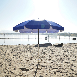 <strong>Portable</strong> Lightweight Folding Beach <strong>Umbrella</strong> Modern Outdoor UV50+ Sun Protection 180g Polyester for Outdoor Activities - Product Image 1