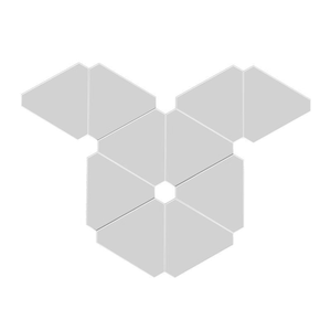 Lampada Modellante Magica USB LED Ecologica Dimmerabile, Luce Triangolare Strana per Ambienti, Compatibile con Alexa/Google/Siri, Lampada da Parete Atmosferica - Product Image 6