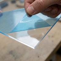 Plaque en acrylique coulé haute transparence pour usine, épaisseur personnalisée, panneau plastique stable aux UV, panneau d'affichage découpé au laser 2-30mm 4mm 20mm