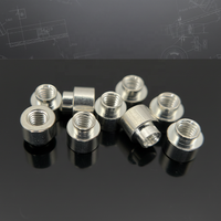Fixations à sertir pour montage SMD sur PCB, usinées CNC, en laiton, en acier, étamées, zinguées