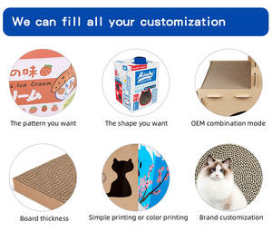 लक्जरी बड़ी बिल्ली घर के पर्यावरण के अनुकूल शांत रेशम के फूल खरोंच पोस्ट के लिए आधुनिक बिल्ली बोर्ड टॉवर इनडोर बिल्ली - Product Image 6