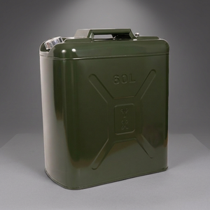 Bidon à <span class=keywords><strong>essence</strong></span> carré en <span class=keywords><strong>métal</strong></span> 10/15/20/25/30/35/40 litres Vert en fer pour carburant - Product Image 1