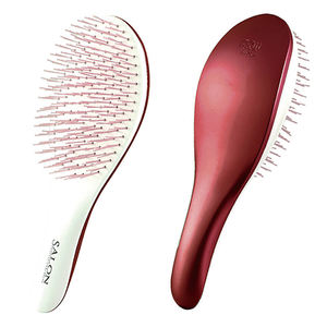 Brosse de coiffure pour le nettoyage du cuir chevelu avec logo personnalisé Nouveau design Démêlant avec poils Bois Nylon Plastique - Product Image 2
