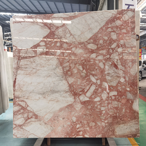 Dalles de marbre rouge polies Goldtop de haute qualité, modernes, OEM, très vendues, pour la décoration de salons d'hôtel, utilisation intérieure/extérieure, garantie 5 ans - Product Image 6