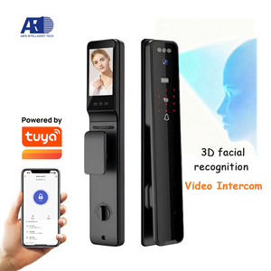 Tuya Voll automatisches intelligentes Türschloss für Holztüren Staub dichte wasserdichte 3D-Gesichtserkennungsfernbedienung über WiFi - Product Image 1