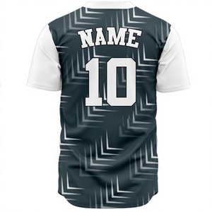 Conjunto de Uniformes de Béisbol Sublimados Transpirables Personalizados para Deportes de Equipo, 100% Poliéster, Sin Mangas - Product Image 2
