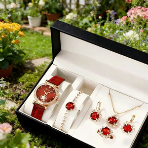 Coffret Cadeau Montre et Bracelet LP37 pour la Saint-Valentin, Sensation Haut de Gamme, Coffret Cadeau Créatif Transfrontalier pour Petite Amie Noël - Product Image 5