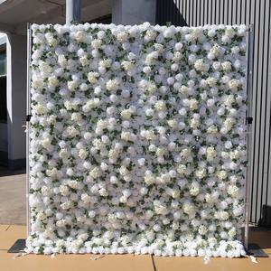 Delicate Craftsmanship <b>Artificial</b> Floral Wall Backdrop Wedding Ceremony Reception Event Decor - Product Image 2