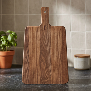 Planche à découper rectangulaire en bois, épaisseur 2,0 cm, écologique, durable, sans danger pour les aliments, facile à nettoyer, finition naturelle, passe au lave-vaisselle - Product Image 1