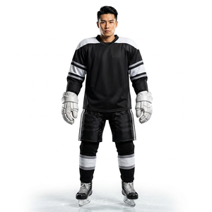 Tenue de Hockey sur Glace Professionnelle pour Hommes Adultes SPARKWELL INDUSTRY – Confort Optimal, Respirante, en Polyester, Impression Personnalisée, Ensemble pour la Salle de Sport - Product Image 1