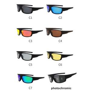 Lunettes de soleil polarisées personnalisées avec logo pour hommes et femmes, vision de jour et de nuit, UV400, monture carrée, pour la course à pied, la pêche, photochromiques - Product Image 6