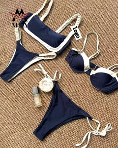 <span class=keywords><strong>Haut</strong></span> <span class=keywords><strong>de</strong></span> bikini <span class=keywords><strong>push</strong></span>-<span class=keywords><strong>up</strong></span> <span class=keywords><strong>blanc</strong></span> MLY avec surpiqûres contrastées, bretelles élastiques, <span class=keywords><strong>maillot</strong></span> <span class=keywords><strong>de</strong></span> <span class=keywords><strong>bain</strong></span> pour femmes, design personnalisé, vêtements <span class=keywords><strong>de</strong></span> <span class=keywords><strong>bain</strong></span> et <span class=keywords><strong>de</strong></span> plage - Product Image 1