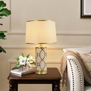 Traditional Bamboo <b>Bedside</b> <b>Lamp</b> with <b>Touch</b> Control LED Wi-Fi Enabled Eco-Friendly Warm Lighting for Bedroom and Living Room - Product Image 2