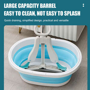 דלי קיפול פלסטיק מתקפל דלי בטוח ואמין קריסת מים מיכל מים דלי פלסטיק pp + tpr - Product Image 4