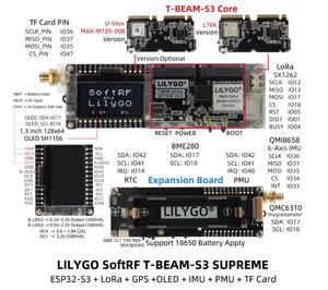 GGDX Meilleure Vente LILYGO Meshtastic T-Beam ESP32-S3 Module SX1262 Équipé GPS 433/868/915/920MHz Guangdong Chine - Product Image 6