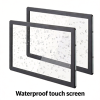 Monitor Táctil Infrarrojo de Aluminio de 17 Pulgadas, 4:3, Multitáctil, Resistente al Agua, Color Negro, Venta Directa de Fábrica YCLTOUCH, Interfaz USB