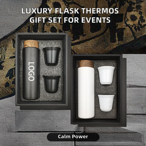 IStapromo Gifts Wholesale Luxury Stainless Steel Flask Thermos <b>Cup</b> Gift Set Corporate Business Christmas Promotional Items - Product Image 5