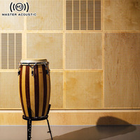 Paneles Acústicos de Madera MJ MASTER para Absorción de Sonido de Alta Frecuencia, para Uso en Exteriores y Hoteles, Estudios de Grabación, Cines, Reducción de Ruido