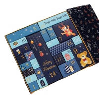 Compte à rebours personnalisé, emballage cadeau, boîte vide pour calendrier, pour les enfants, accessoires de noël
