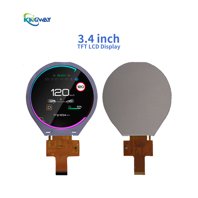 3.4 Inch Circular Screen 3.4'' Inch Circular Round Tft Lcd Monitor Display Module for Smart Home