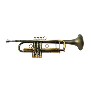 <span class=keywords><strong>Trompeta</strong></span> Profesional SEASOUND Tono Si Bemol Estilo Vintage OEM Cuerpo de Latón Dorado con Llaves Duraderas JYTR409DVGGL - Product Image 2