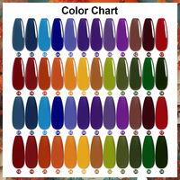 BOZLIN Usine En Gros 24 Couleurs Vegan Gel Vernis À Ongles Uv Vernis Gel Vernis Kit Marque Privée Vernis À Ongles Gel Ensemble 10ml