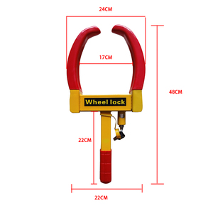 <span class=keywords><strong>Antivol</strong></span> de <span class=keywords><strong>roue</strong></span> de <span class=keywords><strong>voiture</strong></span> en métal robuste avec 3 clés - Product Image 4