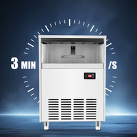 Machine à glace 120 kg 150 kg 180 kg, machine à glace en blocs concassés, machine à glace automatique commerciale, broyeur de neige