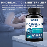 Capsules de glycinate de magnésium 500 mg en marque blanche OEM/ODM - Absorption maximale, soutien du sommeil, apaisement et relaxation musculaire