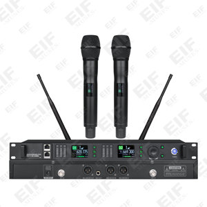 TX-6200 Professional Dynamic <b>Microphone</b> 2-CH UHF True Diversity SQ/Cascade/Equalizer/Spectrum XLR <b>Wireless</b> <b>Microphone</b> System for - Product Image 2