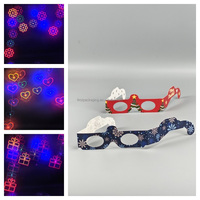 Lunettes en papier Joyeux Noël Père Noël Sapin de Noël Lunettes de diffraction de haute qualité Étoile de David Lunettes de diffraction