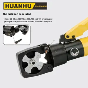 Herramienta de prensado de <span class=keywords><strong>terminales</strong></span> de cable manual Alicates de prensado de alambre hidráulico Alicates de prensado de punto de acero de carrera - Product Image 4