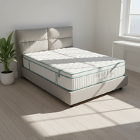 Hochwertige Twin-Size Gel-Memory-Foam Hybrid-Federkernmatratze für Kinder Atmungsaktiver Strickstoff Kühlend Ungiftig Schlafzimmer