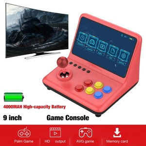 Consolas de videojuegos <span class=keywords><strong>A12</strong></span> de alta calidad, Joystick 3D de pantalla grande de 9 pulgadas compatible con 2 jugadores, muchos emuladores, reproductor de juegos portátil - Product Image 3